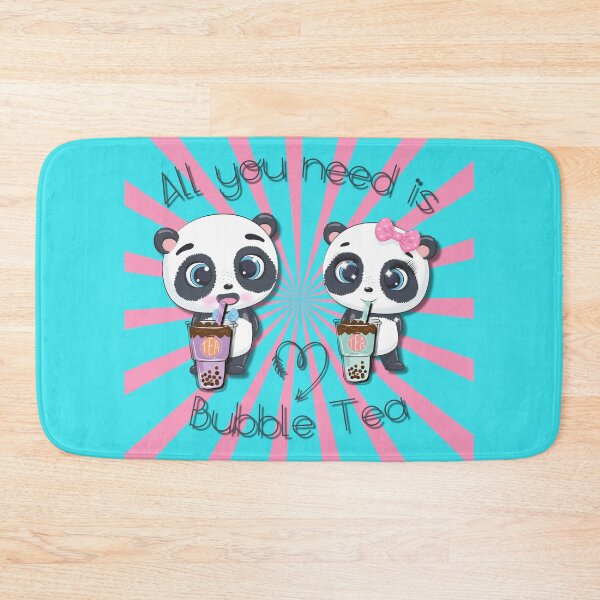 Item preview, Bubble Tea, sweet panda, funny pandas, All you need is Bubble Tea, Panda, Pink, designed and sold by GOLDENGARDENART.