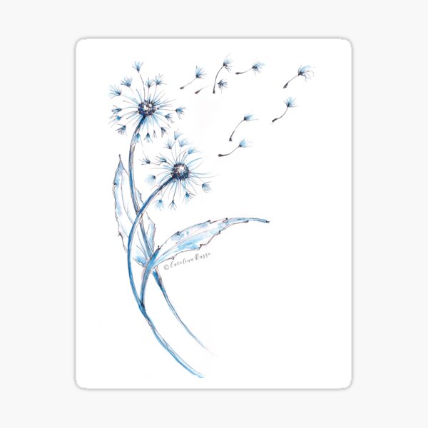 Item preview, Dandelions Magic Wishes designed and sold by Carolina Russo.