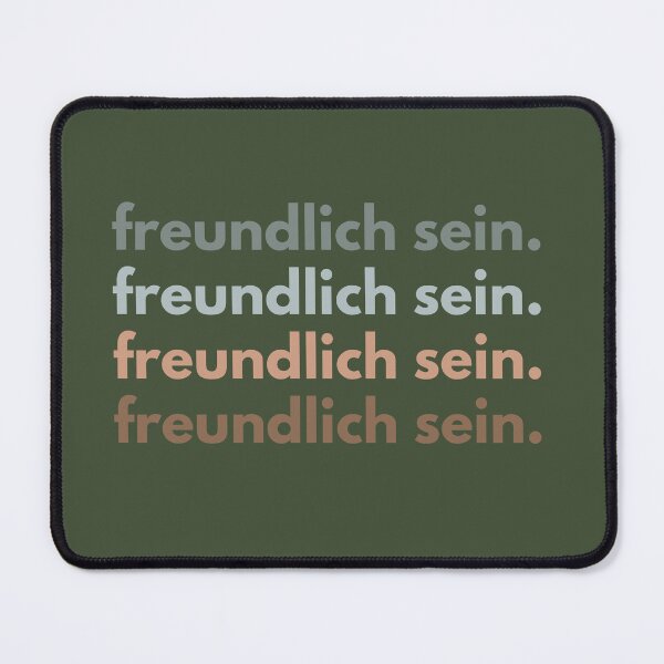 Item preview, Sei nett | Green Background designed and sold by RM-Journey.