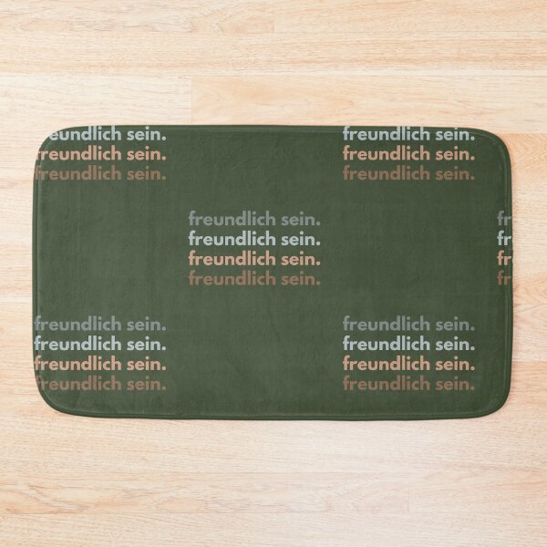 Item preview, Sei nett | Green Background designed and sold by RM-Journey.