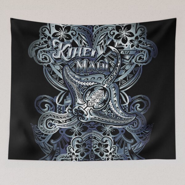 Item preview, Kihei Maui Tribal Manta Ray Shirt Design 007 designed and sold by sunnthreads.
