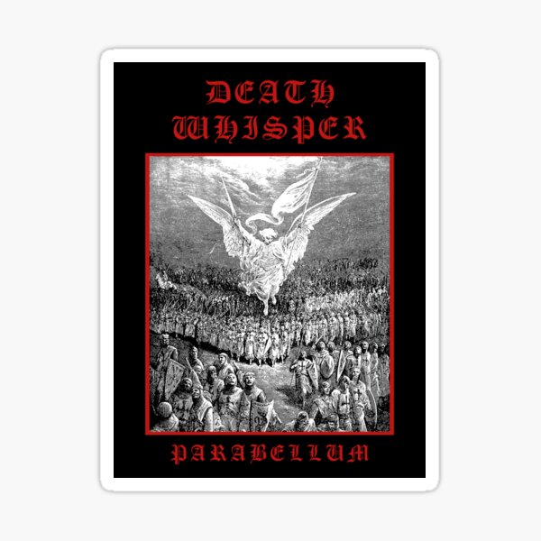 Artikel-Vorschau von Death Whisper | Parabellum Logo Rot, designt und verkauft von deathwhisper96.