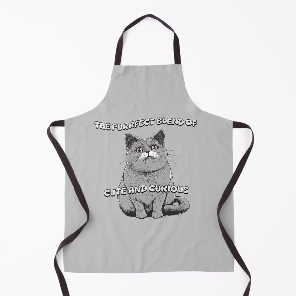 Item preview, The Purrfect Blend of Cute and Curious designed and sold by EmpressKorea.