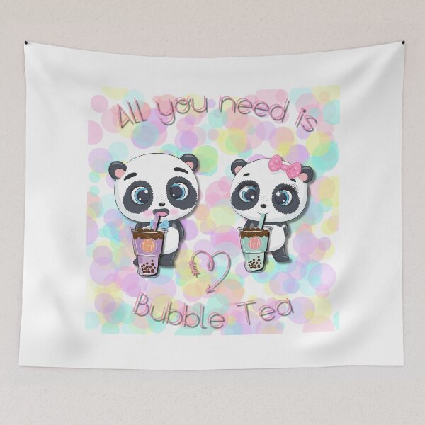 Item preview, Bubble Tea, sweet panda, funny pandas, All you need is Bubble Tea, Panda, Bubble designed and sold by GOLDENGARDENART.