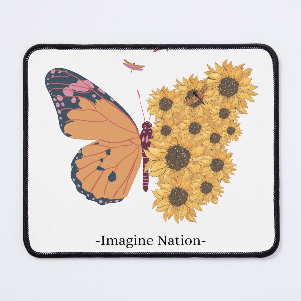 Item preview, Butterfly Sunflowers Yellow designed and sold by socialarmour.