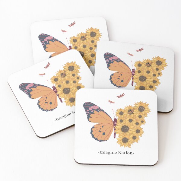 Item preview, Butterfly Sunflowers Yellow designed and sold by socialarmour.