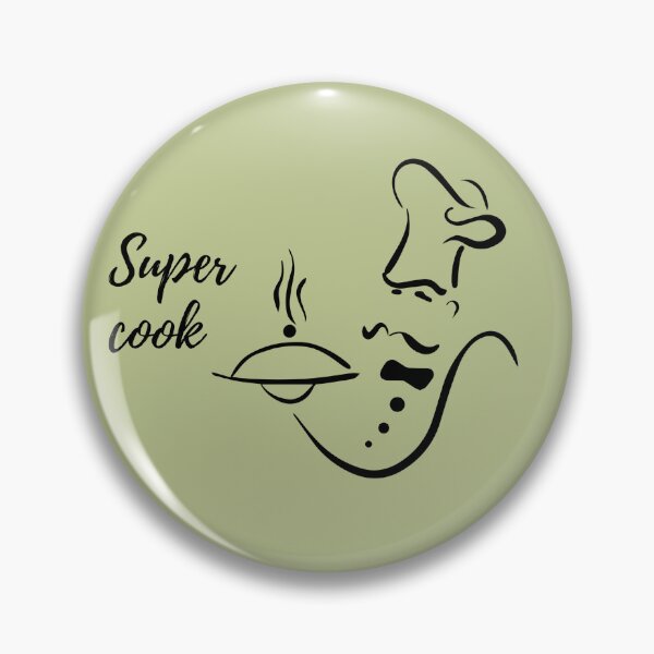 Item preview, Super Cook | Illustration of a Chef | Pastel Green Background designed and sold by RM-Journey.
