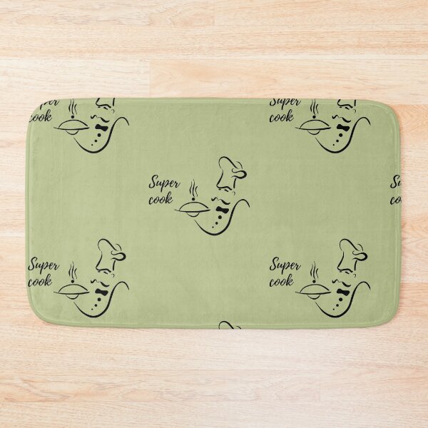 Item preview, Super Cook | Illustration of a Chef | Pastel Green Background designed and sold by RM-Journey.