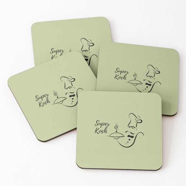 Item preview, Superkoch | Illustration of a Chef | Pastel Green Background designed and sold by RM-Journey.