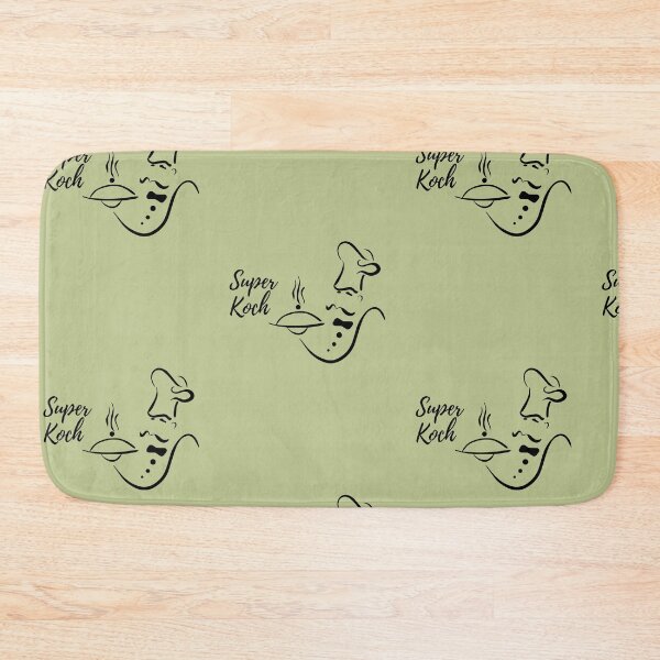Item preview, Superkoch | Illustration of a Chef | Pastel Green Background designed and sold by RM-Journey.