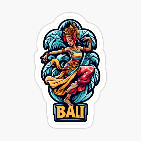 Aperçu de l'œuvre Bali Indonésie Danseuse Kecak créée et vendue par LoveLabDesign.