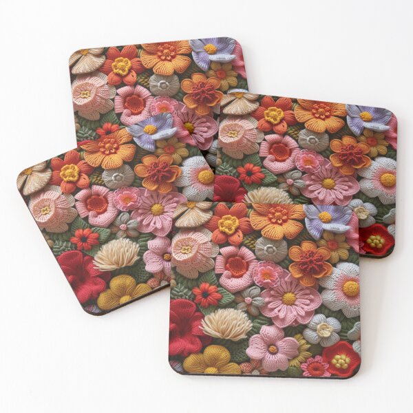 Item preview, Flower Yarn Art designed and sold by ANotiontoKnit.