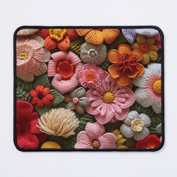 Item preview, Flower Yarn Art designed and sold by ANotiontoKnit.