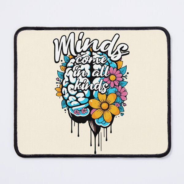 Item preview, Minds come in all kinds - neurodiversity designed and sold by EvergreenWhimsy.