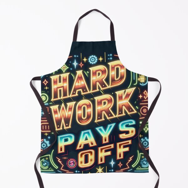 Item preview, Hard work pays off, typography designed and sold by maxmaj.