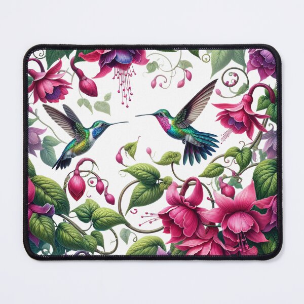 Item preview, Floral Hummingbird Wildflower Nature designed and sold by AnalajiaDesigns.