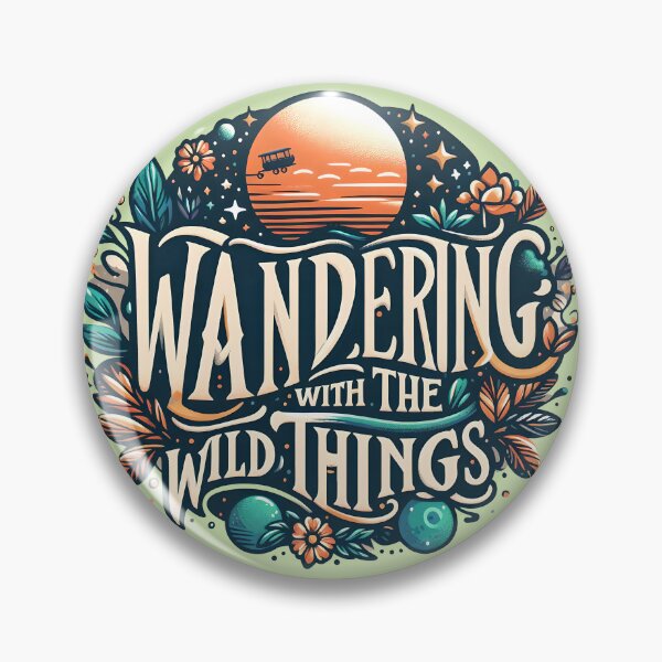 Item preview, Wandering with the wild things, typography designed and sold by maxmaj.