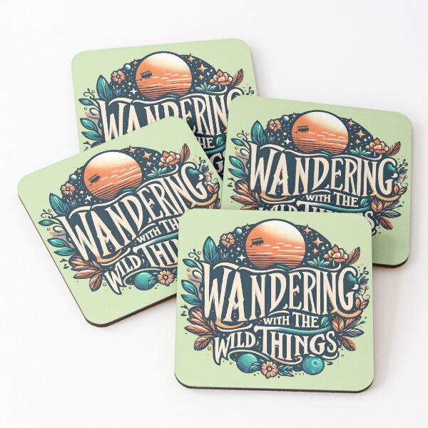 Item preview, Wandering with the wild things, typography designed and sold by maxmaj.