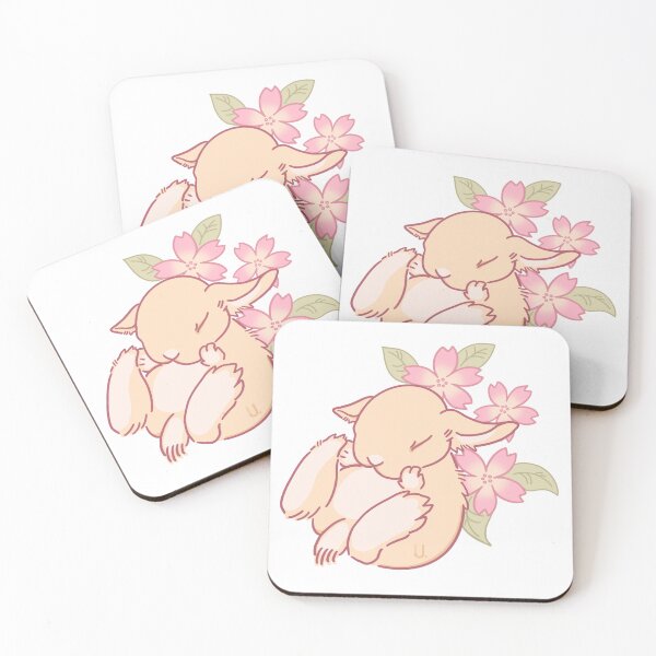Item preview, Bunny sleeping in Cherry Blossom designed and sold by Jo Ungeheuer.