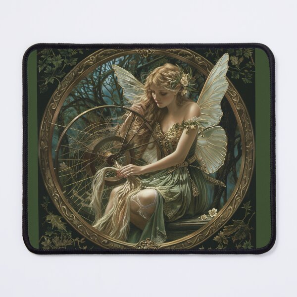 Item preview, Art Nouveau Fairy Spins designed and sold by ANotiontoKnit.