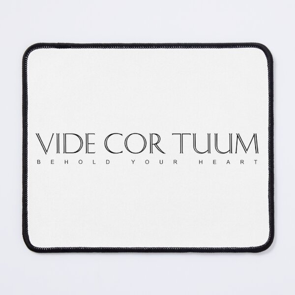 Item preview, Cita inspiradora en latín negro: Vide Cor Tuum (He aquí tu corazón) designed and sold by Elvin Dantes.