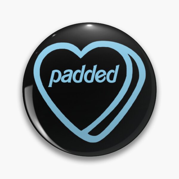 Item preview, padded heart blue designed and sold by AlwaysDiapered.