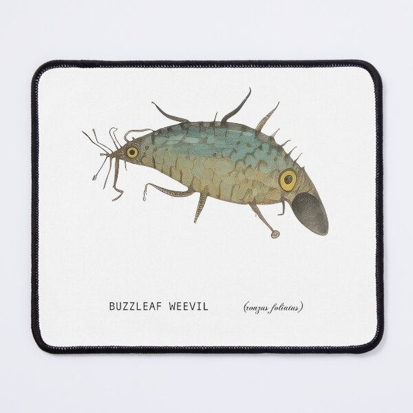 Item preview, Buzzleaf Weevil (ronzus foliatus) designed and sold by WhiskerWish.