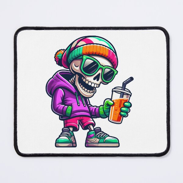 Item preview, Cool Skeleton Sipping Summer Vibes designed and sold by Designowner.