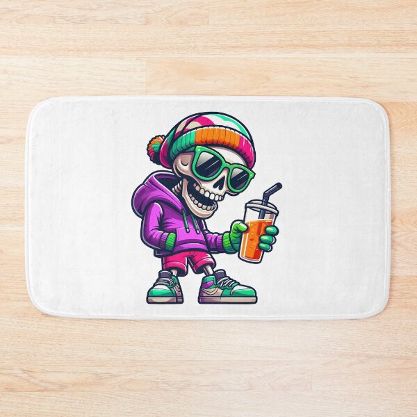 Item preview, Cool Skeleton Sipping Summer Vibes designed and sold by Designowner.