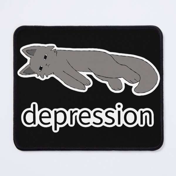 Item preview, Depression Cat designed and sold by Skycloud-Nya.