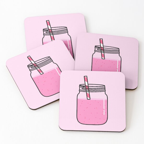 Item preview, Pink strawberry smoothie designed and sold by Cre8iveCat.