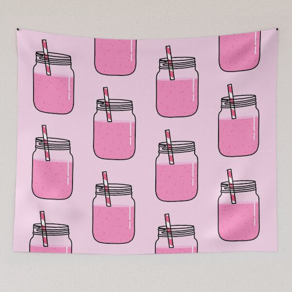 Item preview, Pink strawberry smoothie designed and sold by Cre8iveCat.