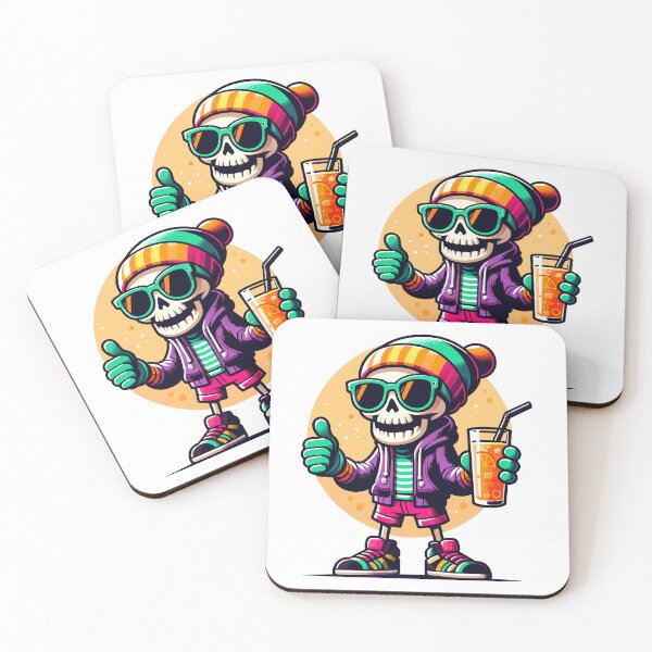 Item preview, Thumbs-Up Skeleton: Summer Streetwear Style designed and sold by Designowner.