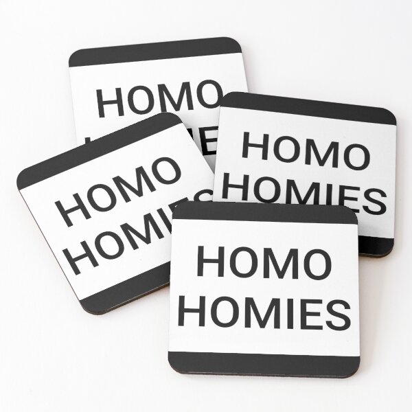 Item preview, Homo Homies (b & w) designed and sold by DancingCreek.