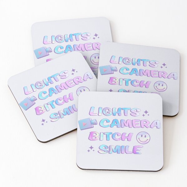 Item preview, Lights Camera B*tch Smile designed and sold by Mint-Rose.