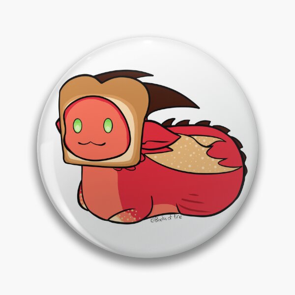 Item preview, Dragon loaf with loaf of bread on its head designed and sold by BlocksOfFire8.