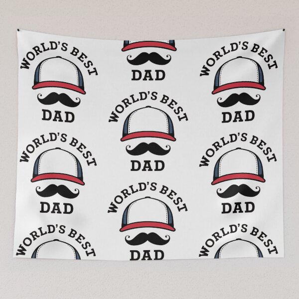 Item preview, Worlds Best Dad With Trucker Hat And Mustache designed and sold by PlanetMarker.
