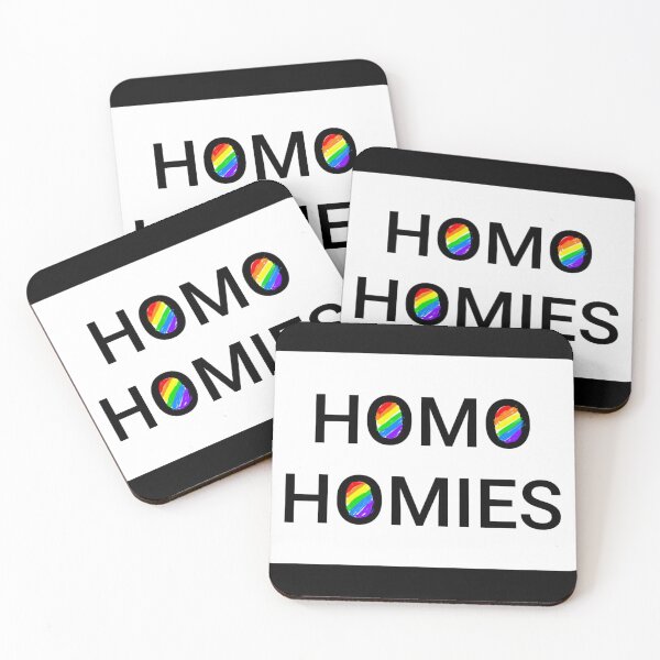 Item preview, Homo Homies (rainbow) designed and sold by DancingCreek.