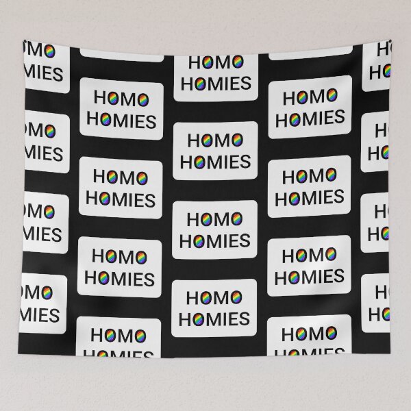 Item preview, Homo Homies (rainbow) designed and sold by DancingCreek.