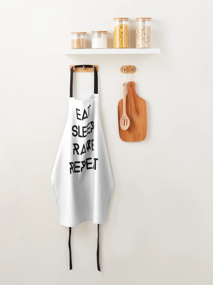 Thumbnail 4 of 6, Apron, Eat Sleep Rave Repeat designed and sold by Rave-On.