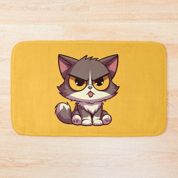 Item preview, Adorable Grumpy Cat: Cute Feline Cartoon Art designed and sold by Designowner.