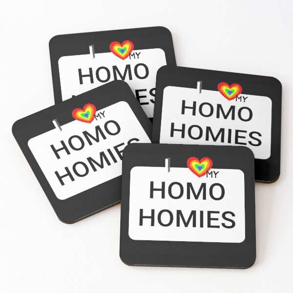 Item preview, Love My Homo Homies (rainbow) designed and sold by DancingCreek.
