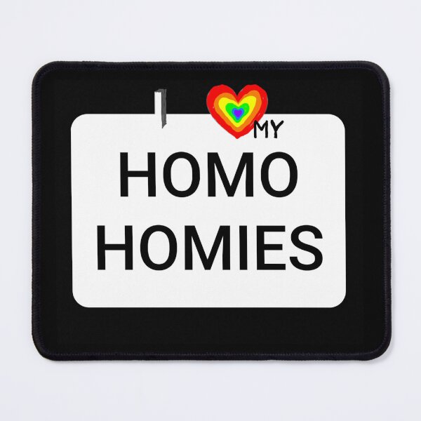 Item preview, Love My Homo Homies (rainbow) designed and sold by DancingCreek.