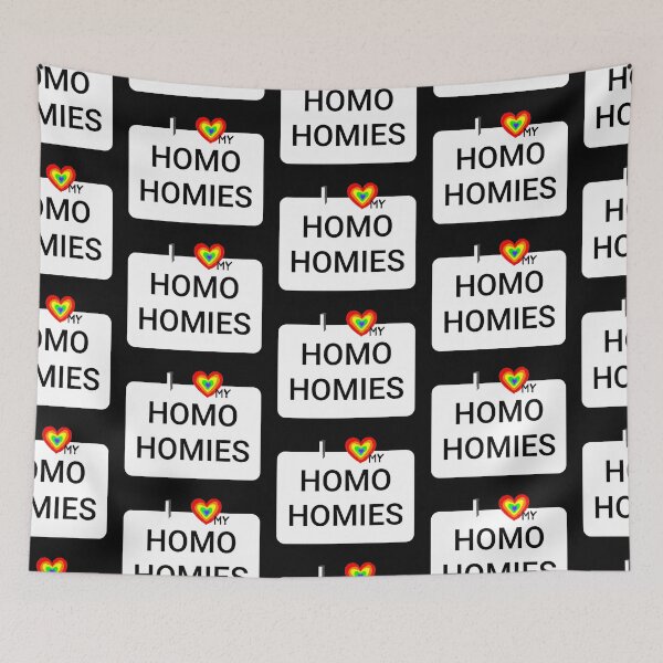 Item preview, Love My Homo Homies (rainbow) designed and sold by DancingCreek.