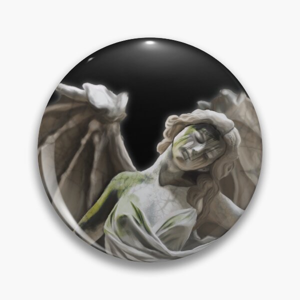 Item preview, Original Painting Marble Statue of an Angel  designed and sold by Becs ArtisticVoid.