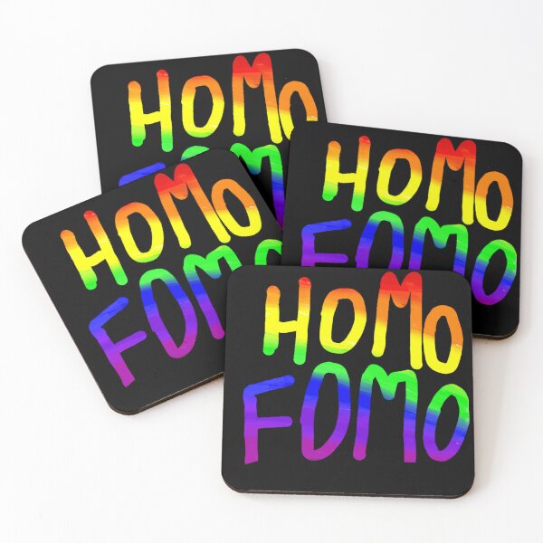 Item preview, Homo FOMO (rainbow) designed and sold by DancingCreek.