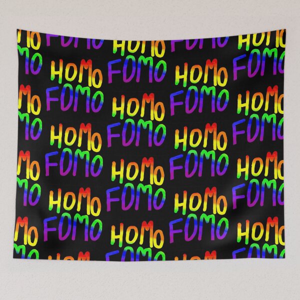 Item preview, Homo FOMO (arco iris) designed and sold by DancingCreek.