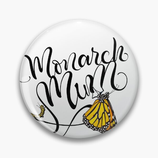 Item preview, Monarch Mum Handlettering with Butterfly and Caterpillar Illustrations designed and sold by Carleah Unique.