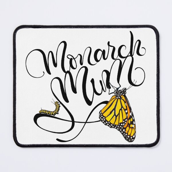 Item preview, Monarch Mum Handlettering with Butterfly and Caterpillar Illustrations designed and sold by Carleah Unique.