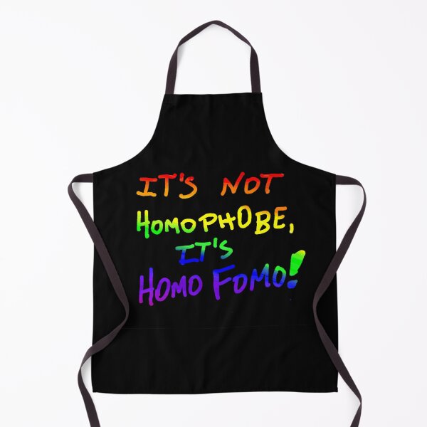 Item preview, Homo FOMO not Homophobe (rainbow) designed and sold by DancingCreek.
